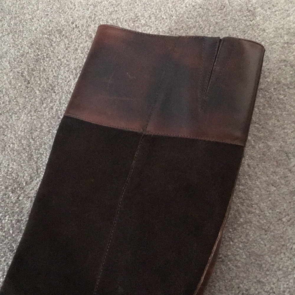 NWT Steve Madden Ritte Leather/Suede Riding Boot - Picture 6 of 7